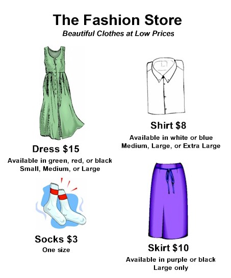 Clothes ad