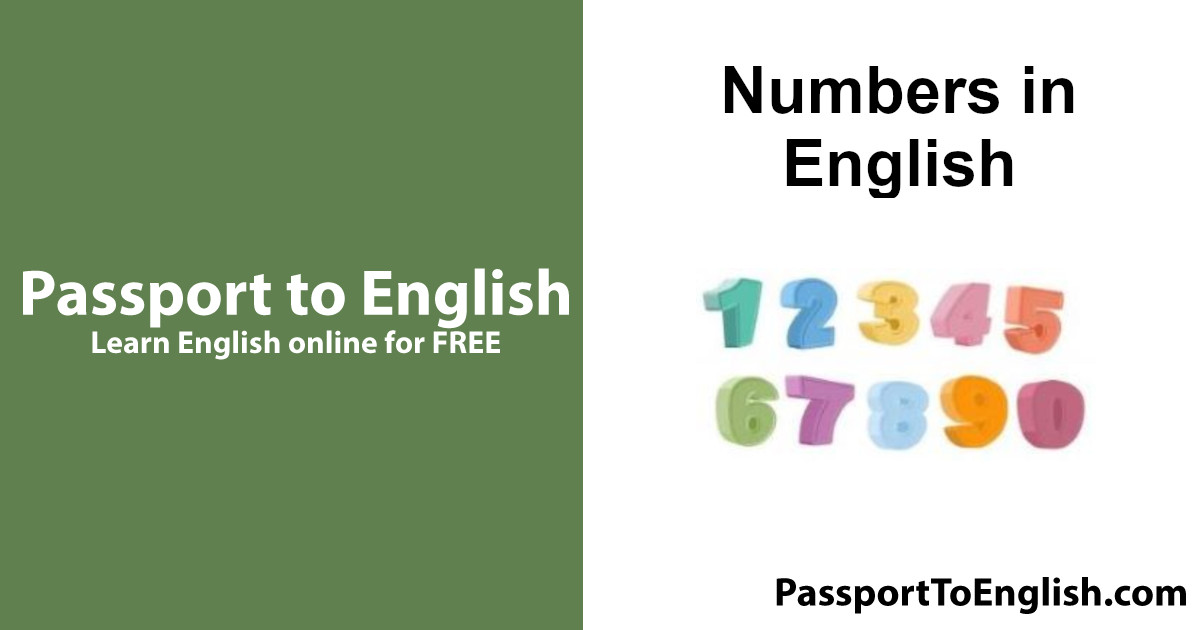 Large Numbers in English with Pronunciation | Passport to English