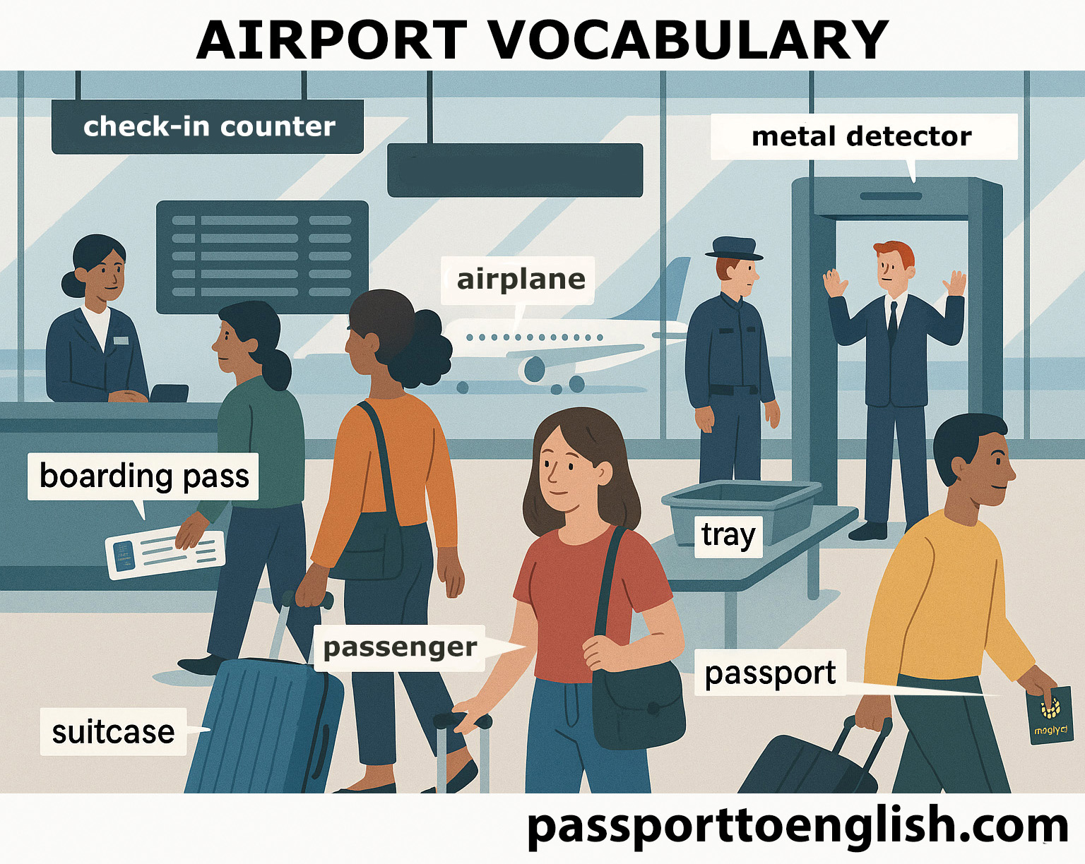 airport infographic