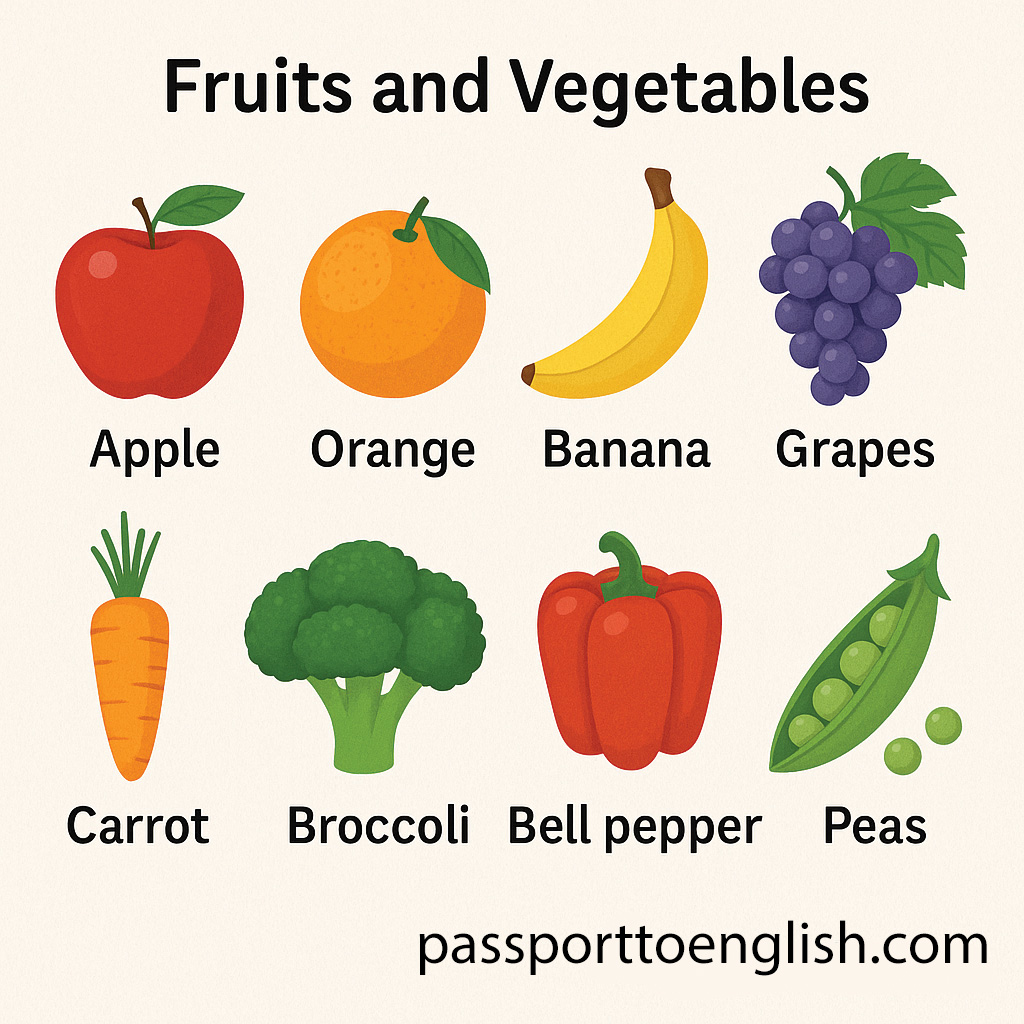 Fruits and Vegetables