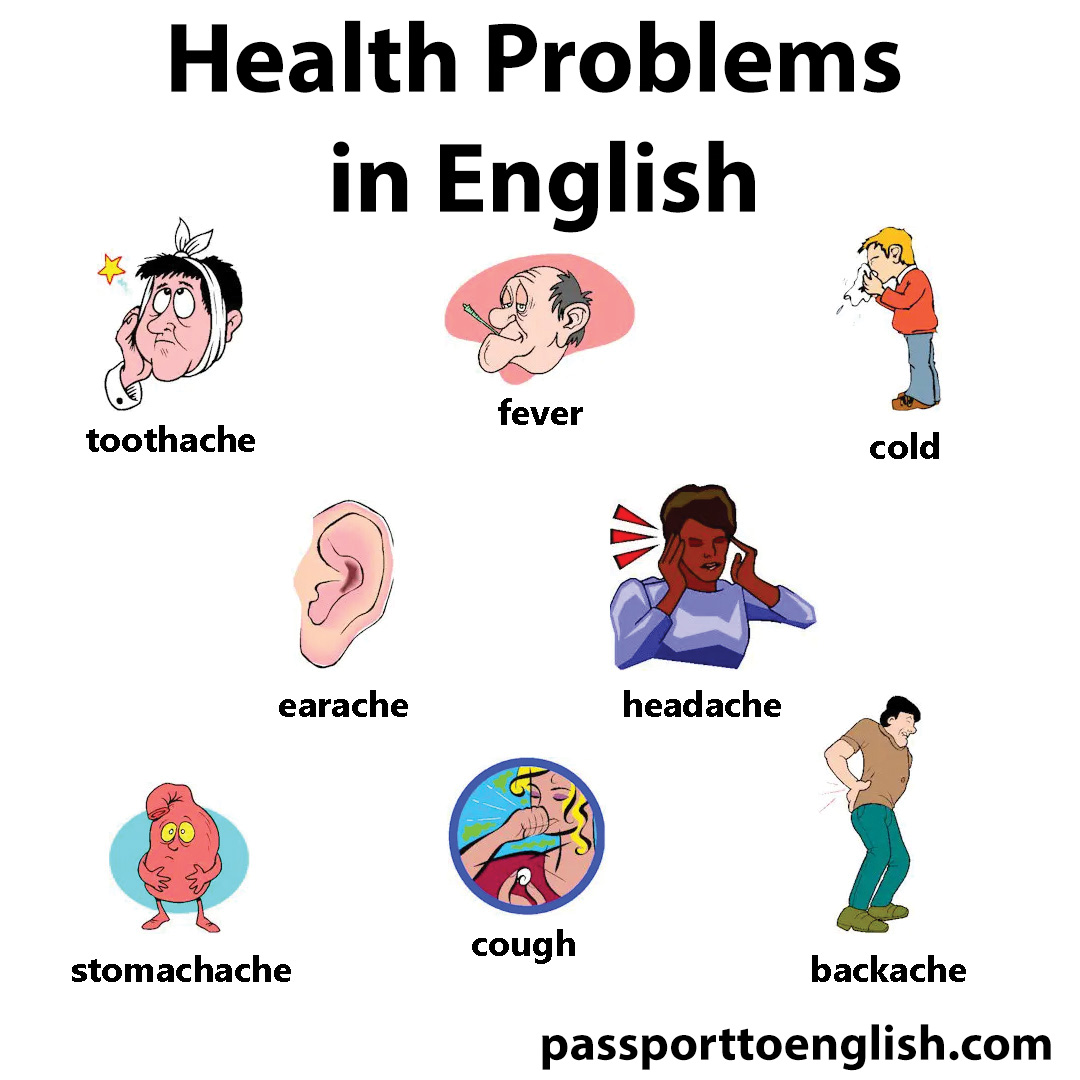 health problems infographic